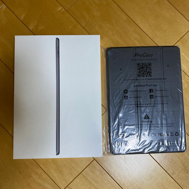 スマホ/家電/カメラ【新品未開封】ipad 第9世代64GB wifiスペースグレー+ケース