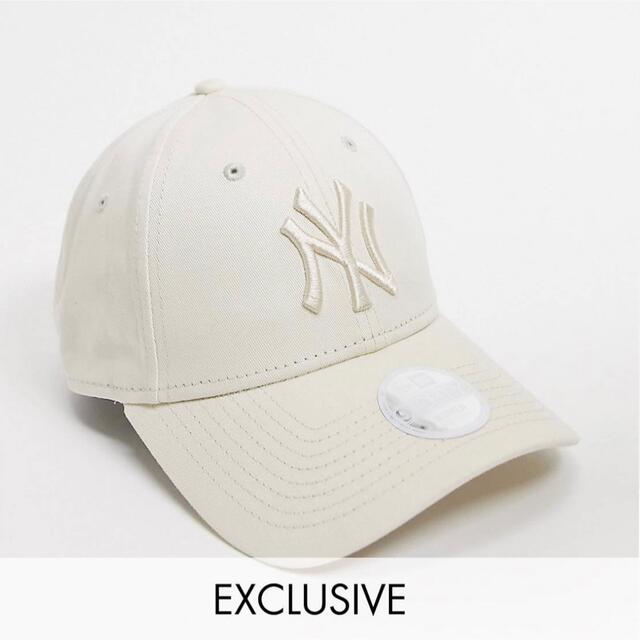 NEW ERA(ニューエラー)の【新品】NEW ERA ニューエラ NY ベースボールキャップ オフホワイト レディースの帽子(キャップ)の商品写真
