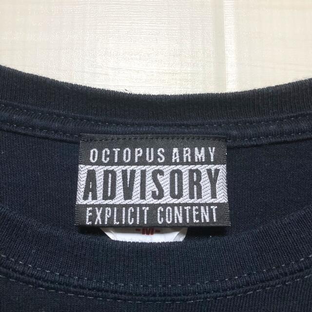 OCTOPUS ARMY(オクトパスアーミー)の一点限り‼️anvil ADVISORYロゴTシャツ ブラック US古着 メンズのトップス(Tシャツ/カットソー(半袖/袖なし))の商品写真