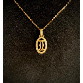 カルティエ(Cartier)の【正規品】Cartier Logo necklace/カルティエ　ロゴネックレス(ネックレス)