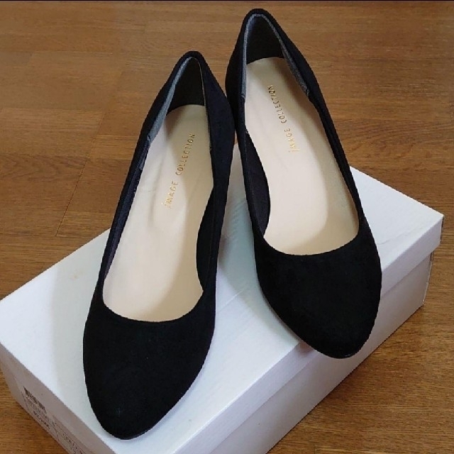 cecile(セシール)のセシール Pita フィット パンプス ブラック 24cm レディースの靴/シューズ(ハイヒール/パンプス)の商品写真