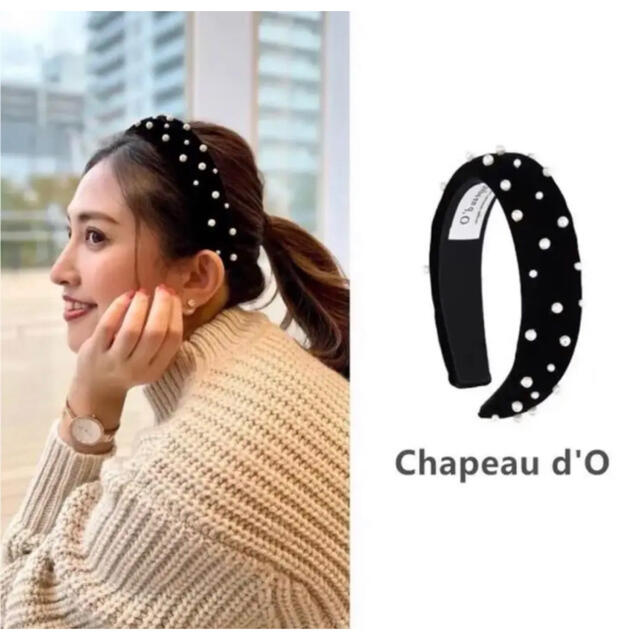 CA4LA - Chapeau d' O パールヘアバンド Pearl Headbandの通販 by hana