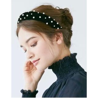 カシラ(CA4LA)のChapeau d' O パールヘアバンド Pearl Headband(カチューシャ)