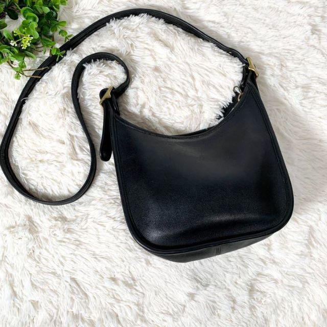 COACH - 【良品】オールドコーチ ショルダーバッグ 黒 9950 グラブ