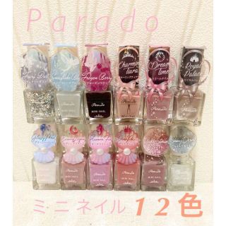 パラドゥ(Parado)の【匿名配送】パラドゥ ミニネイル   12 色セット【新品】(マニキュア)