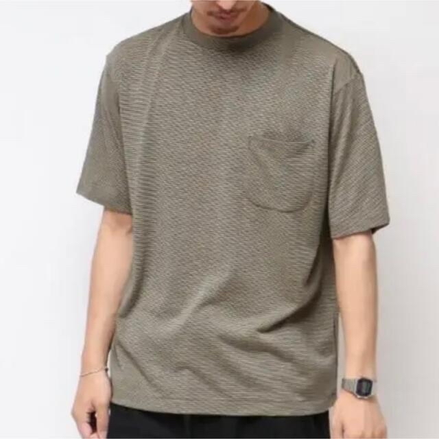 COMOLI(コモリ)の極美品 comoli 22ss ウール天竺Tシャツ ボーダー メンズのトップス(Tシャツ/カットソー(半袖/袖なし))の商品写真