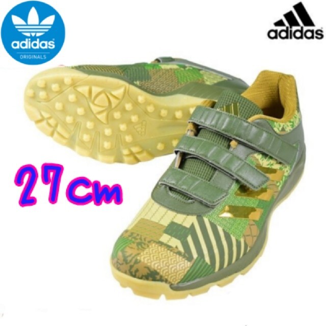 野球 スパイク adidas ベルクロ トレーニングシューズ 27cm