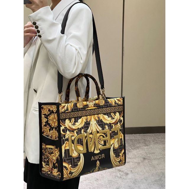 FENDACE/フェンダーチェ サンシャイン トート バッグ - バッグ FENDACE/フェンダーチェ サンシャイン トート バッグ - バッグ