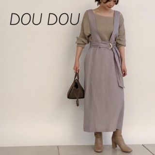 ドゥドゥ(DouDou)の新品❁﻿doudou   バックボタンジャンスカ(ロングスカート)