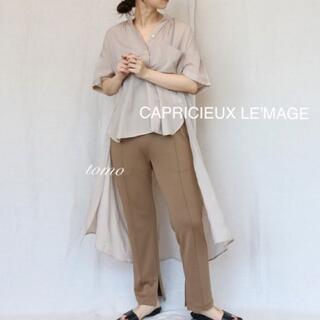 カプリシューレマージュ(CAPRICIEUX LE'MAGE)の新品❁﻿カプリシューレマージュ  前後差スキッパーシャツ(シャツ/ブラウス(半袖/袖なし))