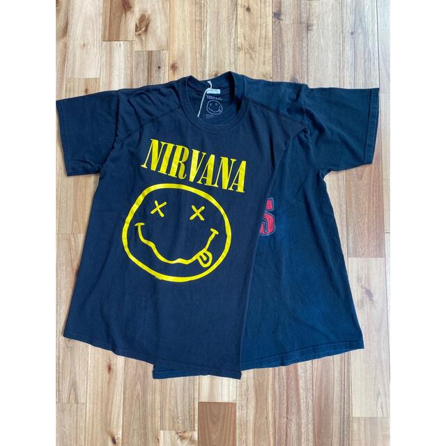 OLDPARK オールドパーク クロスTシャツ NIRVANA ビンテージの+