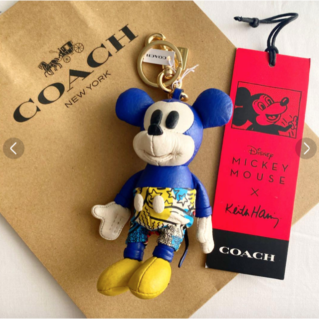 Coach Disney x Keith Haring ミッキー キーホルダー | フリマアプリ ラクマ