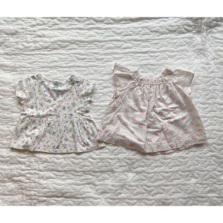 ベビーギャップ(babyGAP)のbabyGAPとカーターズの半袖トップス　2枚セット　(Ｔシャツ)