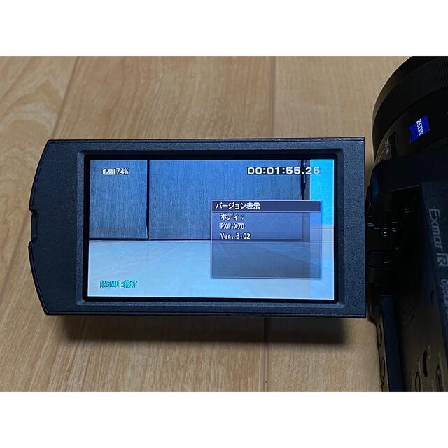 SONY(ソニー)のSONY PXW-X70 4Kアップデート済　XDCAMメモリーカムコーダー スマホ/家電/カメラのカメラ(ビデオカメラ)の商品写真