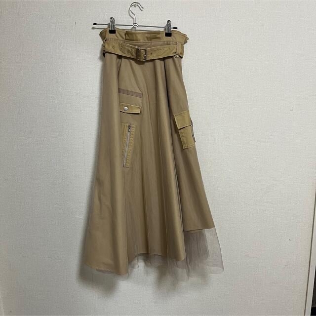 Ameri MILITARY ASYMMETRY SKIRT