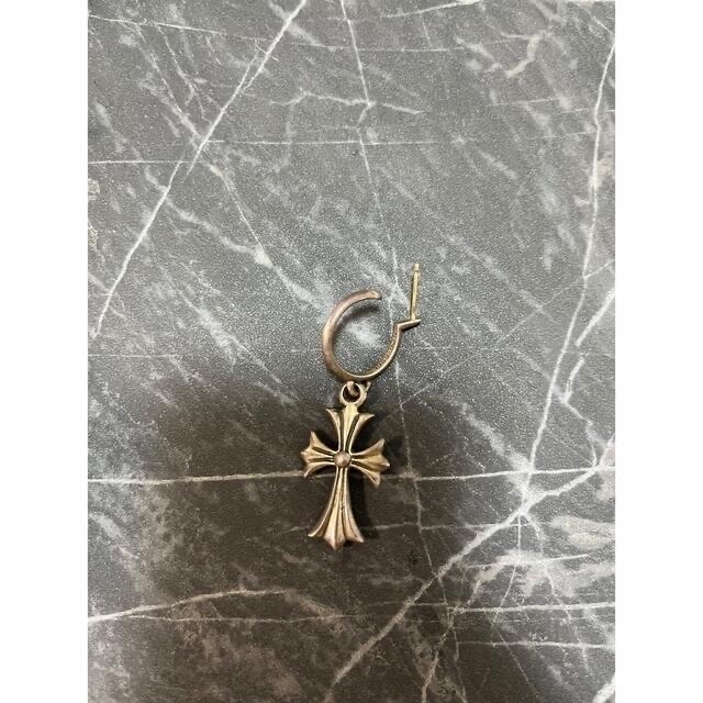 格安 買う クロムハーツ タイニーCHクロス フープイヤリング(ピアス