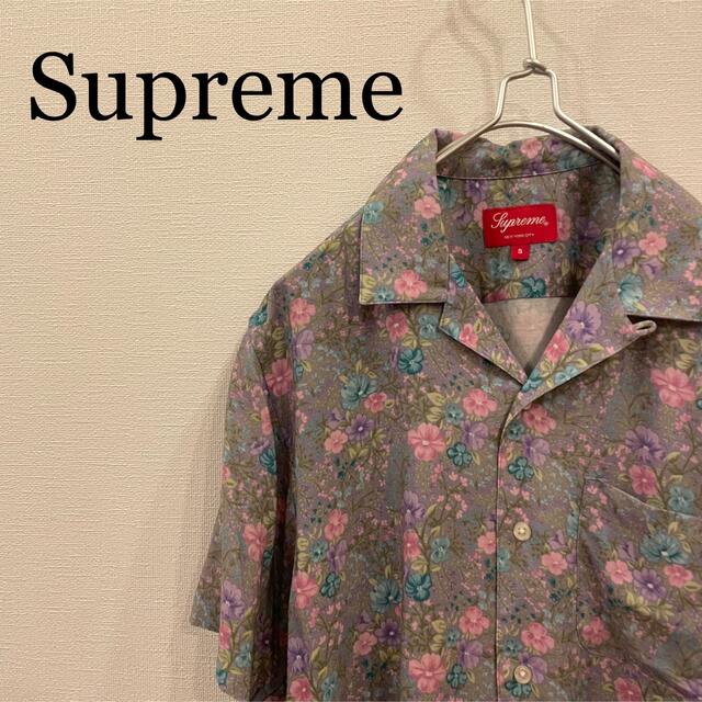 シャツsupreme シャツ 花柄 総柄 レーヨンシャツ ミニフローラル シュプリーム