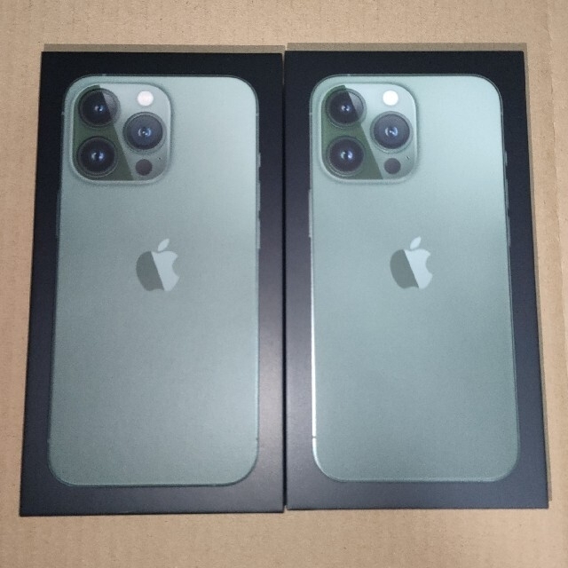 2台セット iPhone13 pro 128GB simフリー green 緑