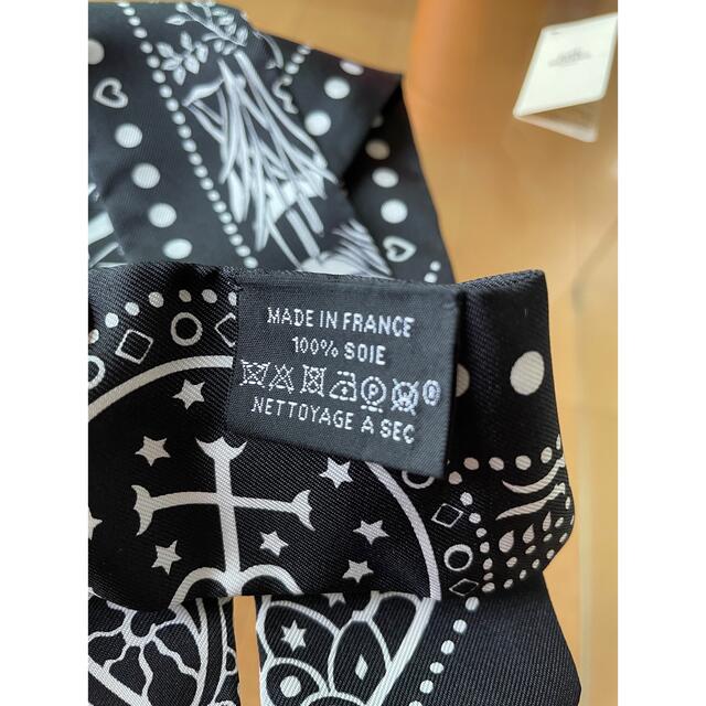 Hermes(エルメス)のエルメス　ツイリー　空と海の間　貴重なブラック レディースのファッション小物(バンダナ/スカーフ)の商品写真