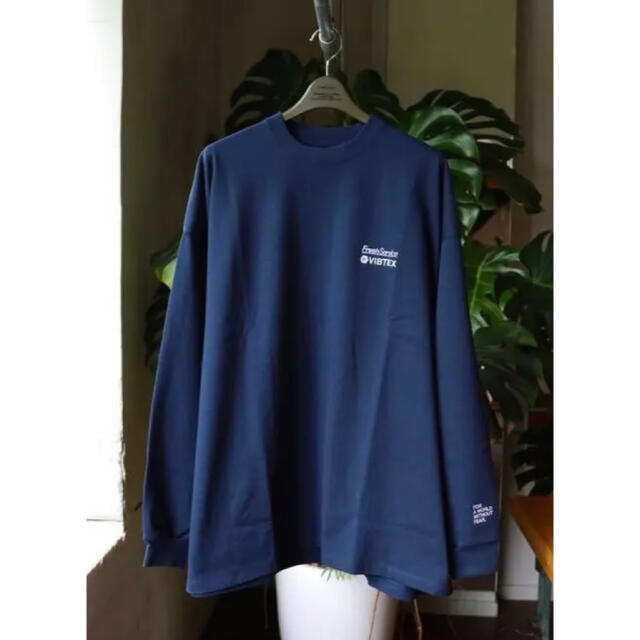 COMOLI(コモリ)のVIBTEX FreshService L/S CREW NECK TEE メンズのトップス(Tシャツ/カットソー(七分/長袖))の商品写真