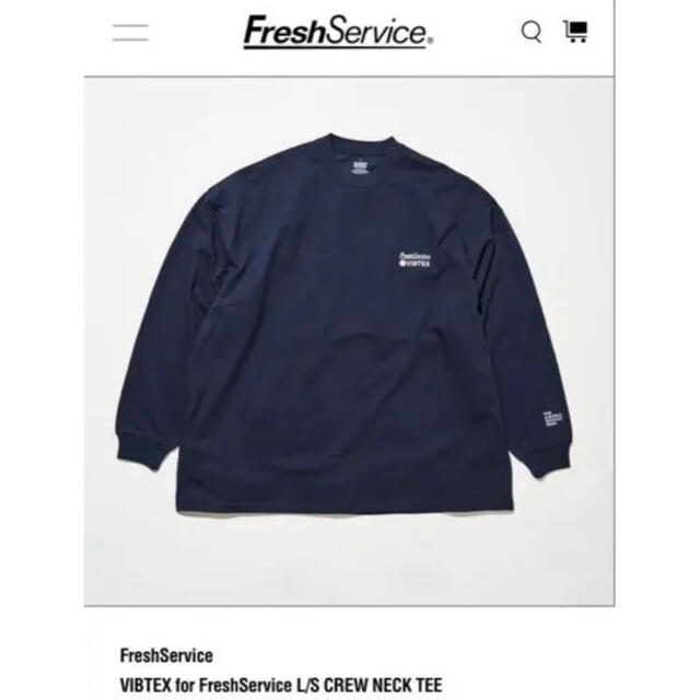 COMOLI(コモリ)のVIBTEX FreshService L/S CREW NECK TEE メンズのトップス(Tシャツ/カットソー(七分/長袖))の商品写真