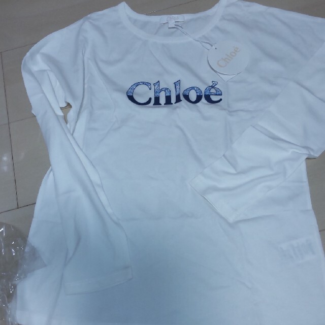 Chloe(クロエ)の新品、未使用　クロエ　カットソー　12a キッズ/ベビー/マタニティのキッズ服女の子用(90cm~)(Tシャツ/カットソー)の商品写真