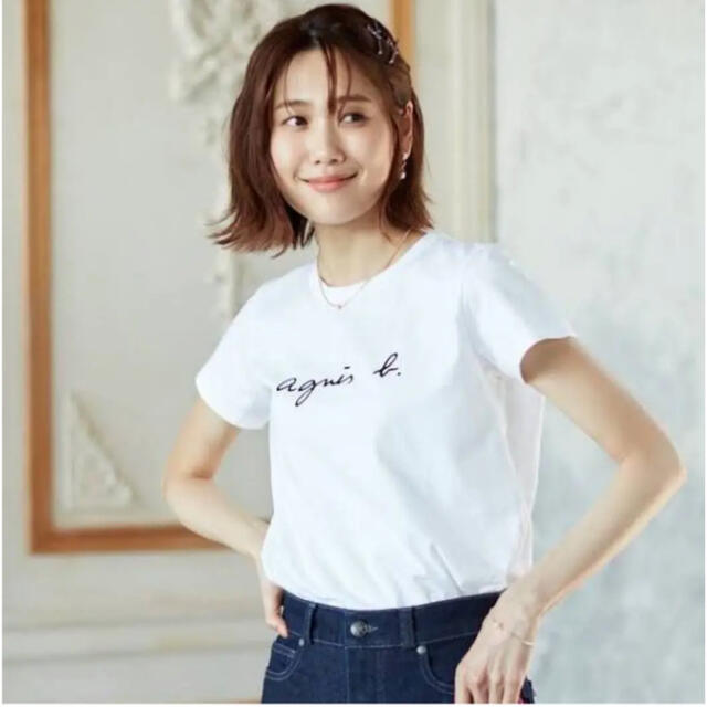 agnes b.(アニエスベー)の美品♡アニエスベー 定番ロゴTシャツ T2 レディースのトップス(Tシャツ(半袖/袖なし))の商品写真