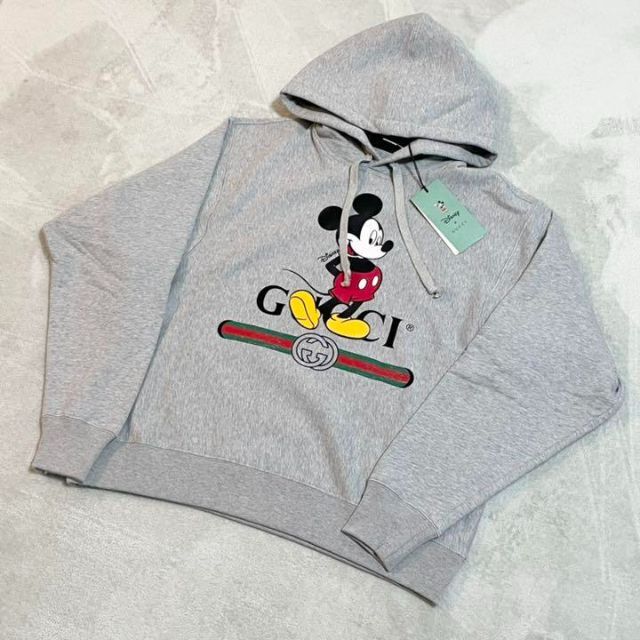 43%割引 SALE2021 Gucci - 【新品未使用】 グッチ × ディズニー 正規品の販売 GUCCI パーカー グレー パーカー