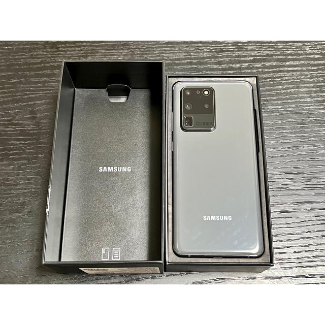 Galaxy(ギャラクシー)のGalaxy S20 Ultra 5G 256GB SIMフリー デュアルSIM スマホ/家電/カメラのスマートフォン/携帯電話(スマートフォン本体)の商品写真