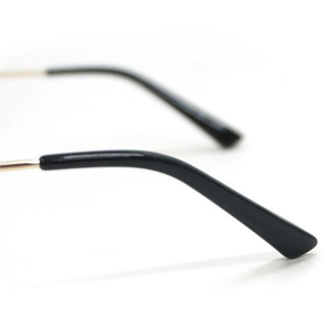 UVカットクリアレンズメガネ  ブラック レディースのファッション小物(サングラス/メガネ)の商品写真
