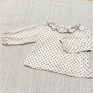 ザラキッズ(ZARA KIDS)のZARA kids ひらひら襟のブラウス　86(ブラウス)