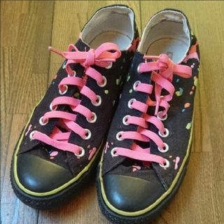 コンバース(CONVERSE)の24cm converse コンバース スニーカー 黒 オールスター レア(スニーカー)