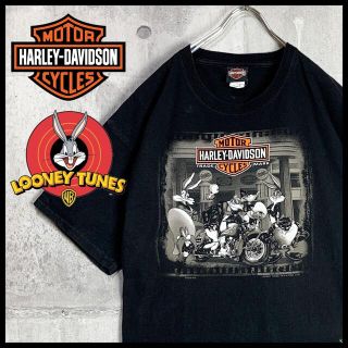 ハーレーダビッドソン(Harley Davidson)の【人気デザイン】 美品 ハーレーダビッドソン Tシャツ XL ルーニーテューンズ(Tシャツ/カットソー(半袖/袖なし))