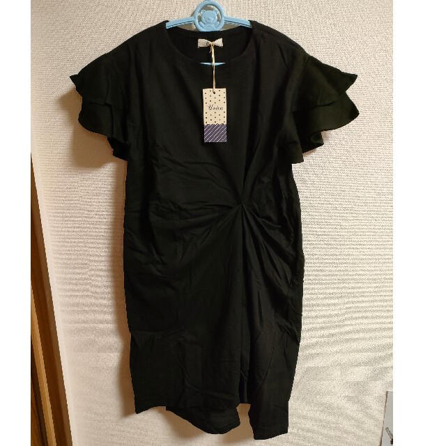 UNICA(ユニカ)のユニカ　ボリュームタックワンピース　130 新品 キッズ/ベビー/マタニティのキッズ服女の子用(90cm~)(ワンピース)の商品写真