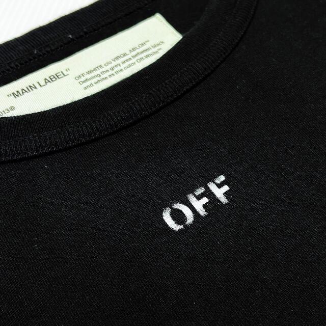 OFF WHITE / オフホワイト / クロスアローロゴ Tシャツ 黒 XL 4