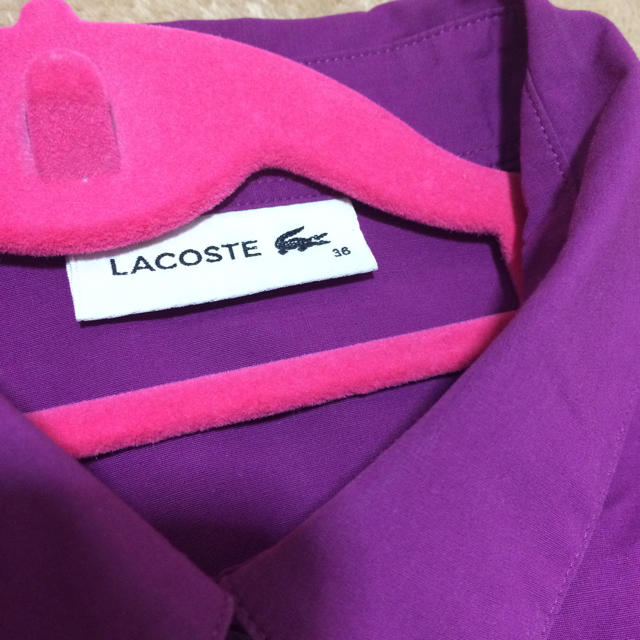 LACOSTE(ラコステ)の美品ラコステ☆シャツ レディースのトップス(シャツ/ブラウス(半袖/袖なし))の商品写真