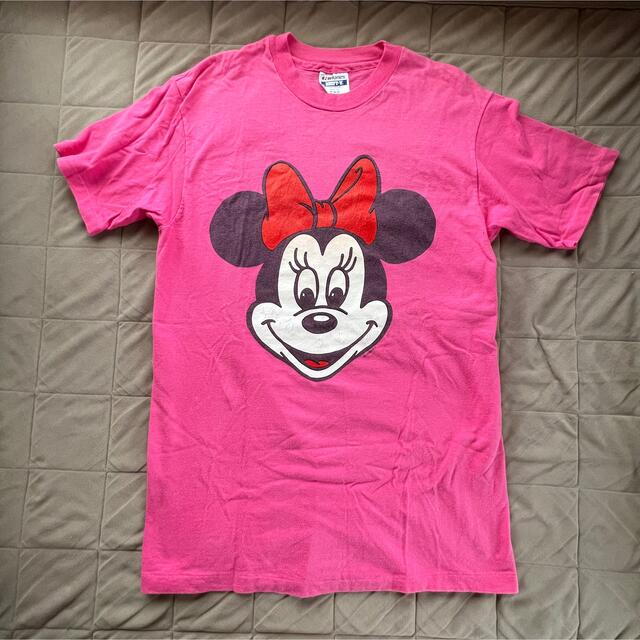 Tシャツ/カットソー(半袖/袖なし)ディズニー　ミニーマウス　　Tシャツ　M