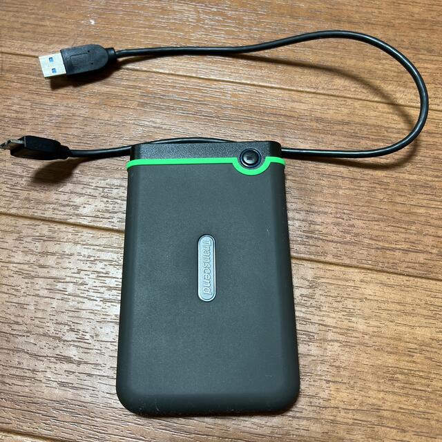  週末限定値下げ！trans cend hdd 1tb 中古 スマホ/家電/カメラのPC/タブレット(PC周辺機器)の商品写真