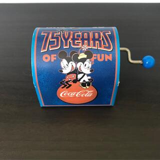 ディズニー(Disney)のミッキーマウス75周年コラボオルゴール☆コカコーラ(キャラクターグッズ)