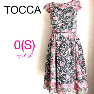 美品】TOCCA 花柄ワンピース ホームクリーニング ワンピース-