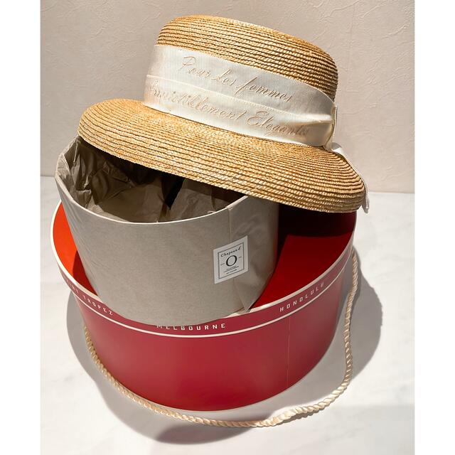 override(オーバーライド)のChapeau d' O/シャポー ド オー　カサブランカ　ハット レディースの帽子(麦わら帽子/ストローハット)の商品写真
