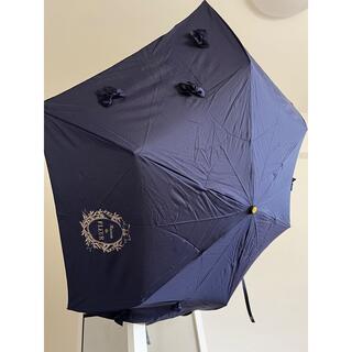 メゾンドフルール(Maison de FLEUR)のmaison de fleur 折り畳み傘　ネイビー(傘)