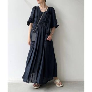 アパルトモンドゥーズィエムクラス(L'Appartement DEUXIEME CLASSE)のL'Appartement 【コル ピエロ】RAMIE MAXI DRESS(ロングワンピース/マキシワンピース)