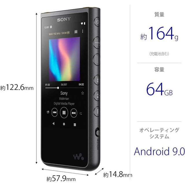 SONY - 完全未使用 SONY ソニー ウォークマン NW-ZX507 ブラック 64GB