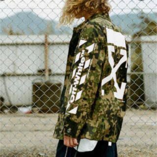 OFF-WHITE - 最終値下げ❗️ off-white ミリタリージャケットの通販