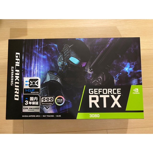 玄人志向 GALAKURO GEFORCE RTX 3080 non LHR