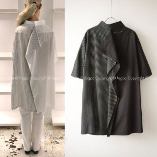 Maison Martin Margiela - MM6 スプライスド シャツドレス ワンピース ...