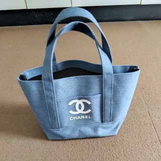 CHANELノベルティ　デニムトートバッグ(ノベルティグッズ)