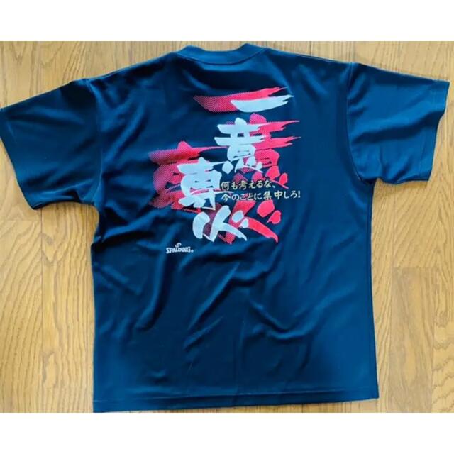 SPALDING(スポルディング)のSPALDINGバスケットボールTシャツ（黒） スポーツ/アウトドアのスポーツ/アウトドア その他(バスケットボール)の商品写真