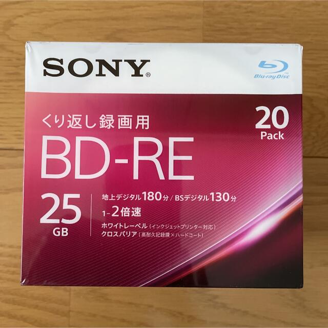 SONY(ソニー)のSONY BD-RE   Ver2.1     25GB     20Pack エンタメ/ホビーのDVD/ブルーレイ(その他)の商品写真